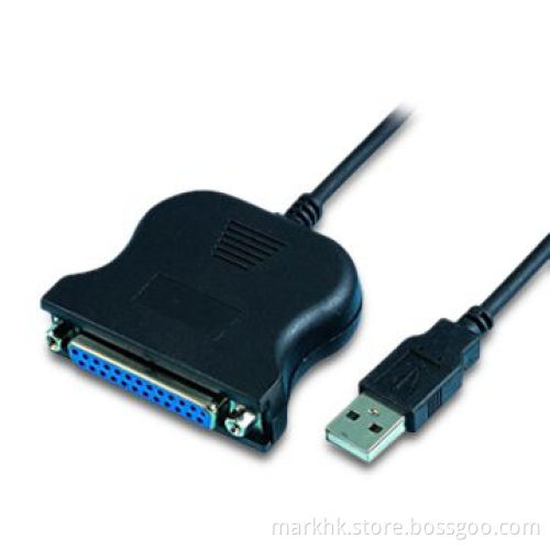 USB-25F Printer Cable, Suitable for Parallel DB25 Printer and PDA